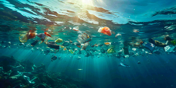 Pollution plastique dans l'ocean