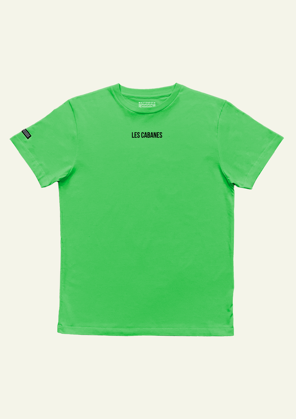Tee-shirt Les Cabanes Vert