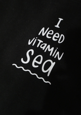 Sweat col rond Vitamin Sea Noir