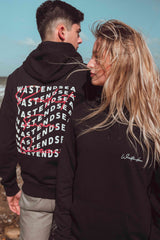 Sweat capuche Biarritz Noir