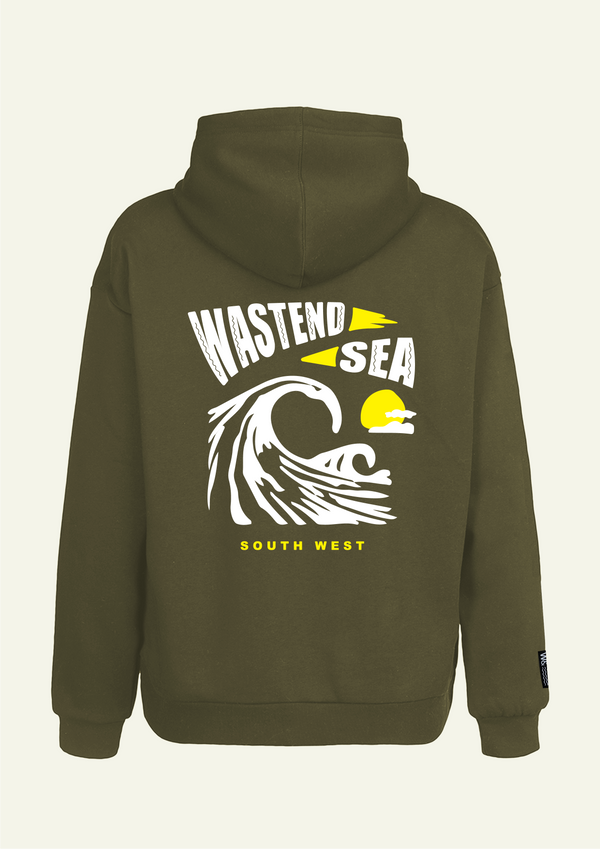 Sweat capuche Hossegor Kaki