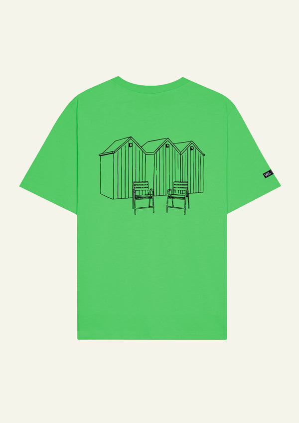 Tee-shirt Les Cabanes Vert