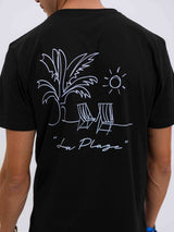 Tee-shirt La Plage Noir